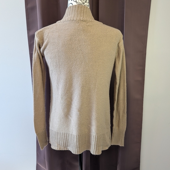 🖤 Elegant Beige Women's Cardigan - Picture 2 of 3